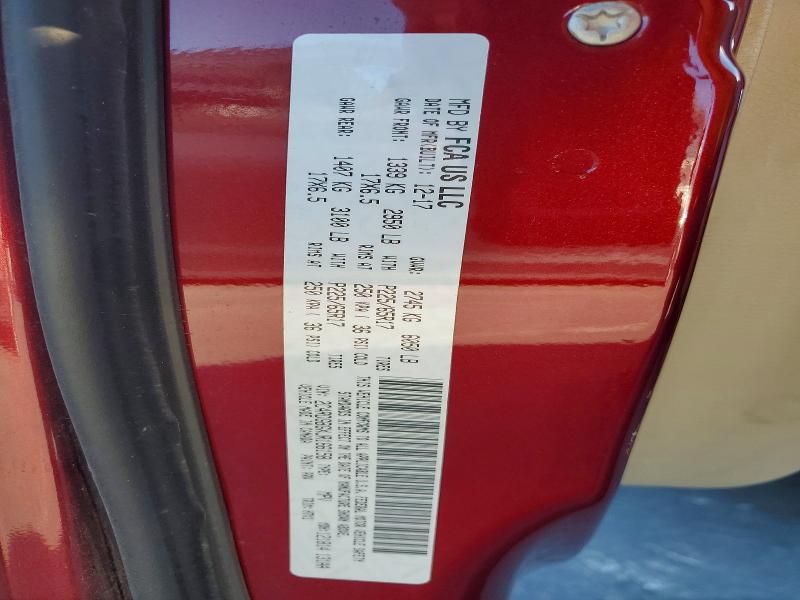 2018 Dodge Grand Cara მანქანა იყიდება აუქციონზე, vin: 2C4RDGBGXJR166158, აუქციონის ნომერი: 75473005