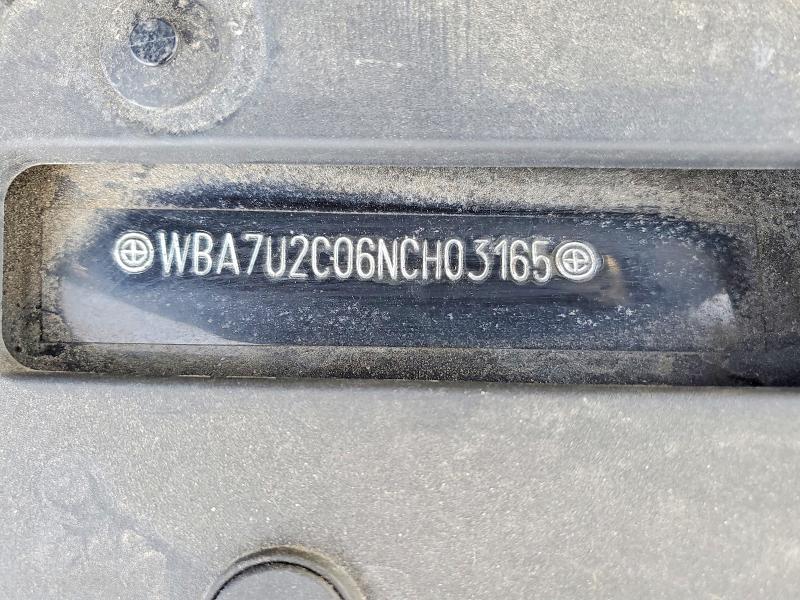 Продаж на аукціоні авто 2022 Bmw 750, vin: NJ1492E, номер лоту: 94452495
