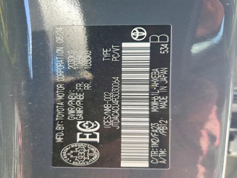 2024 Toyota Prius Prime მანქანა იყიდება აუქციონზე, vin: JTDACACU4R3030064, აუქციონის ნომერი: 75582475