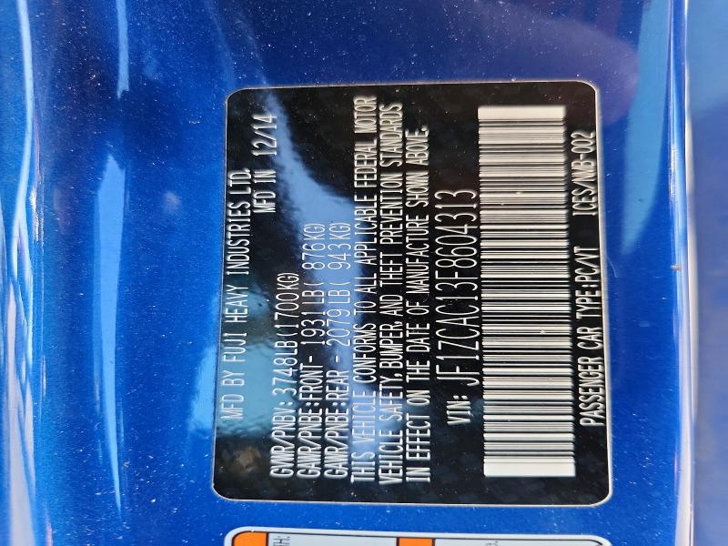 Продажа на аукционе авто 2015 Subaru Brz 2.0 Li, vin: JF1ZCAC13F8604313, номер лота: 75875725