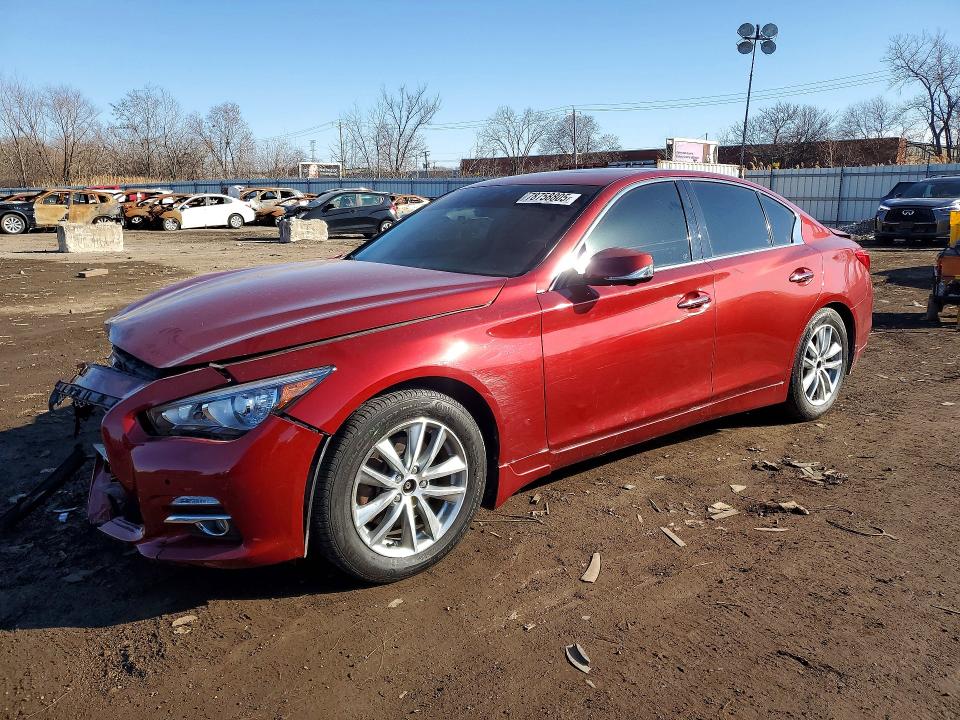Aukcja sprzedaży 2014 Infiniti Q50 Hybrid, vin: JN1AV7AR0EM701488, numer aukcji: 78758805