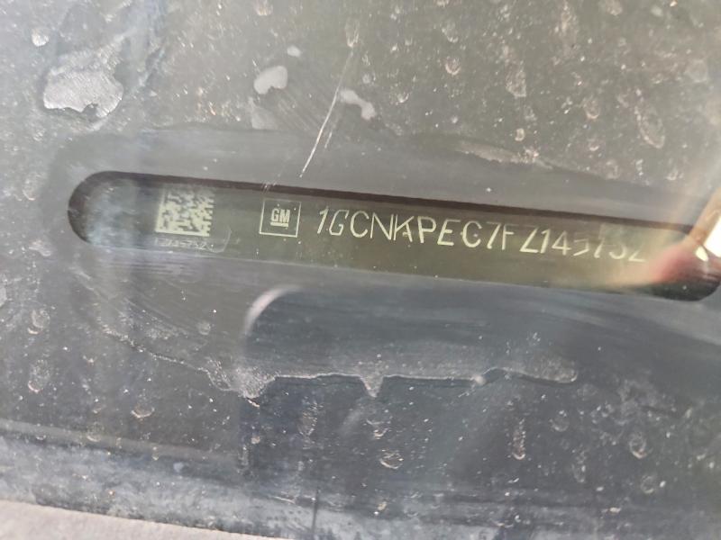 77861015 :رقم المزاد ، 1GCNKPEC7FZ145732 vin ، 2015 Chevrolet Silverado مزاد بيع