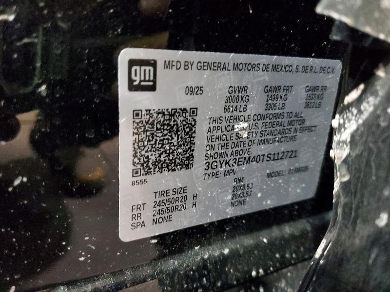 Aukcja sprzedaży 2026 Cadillac Optiq, vin: 3GYK3EM40TS112721, numer aukcji: 77034325
