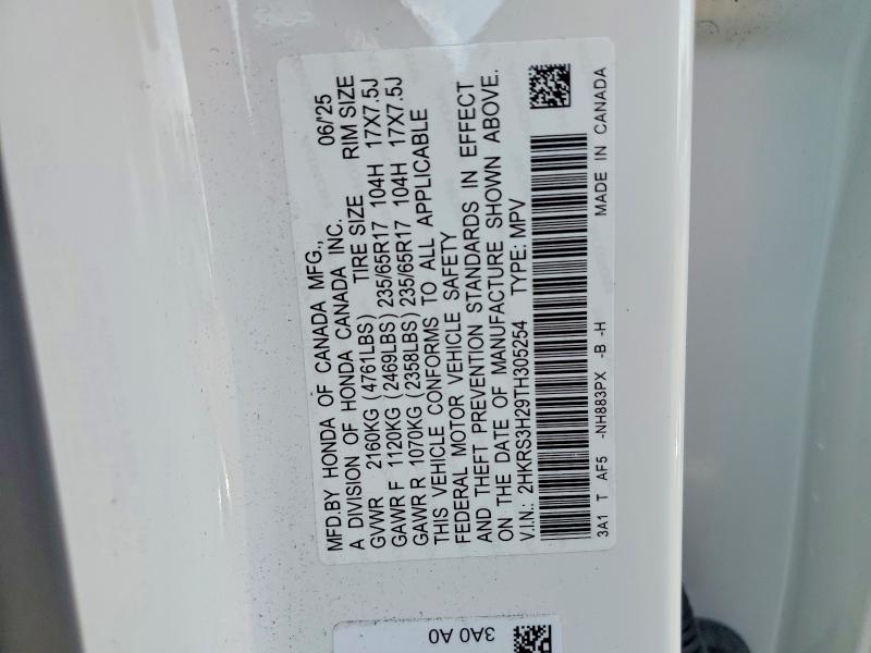 Продажа на аукционе авто 2026 Honda Cr-v, vin: 2HKRS3H29TH305254, номер лота: 79218355