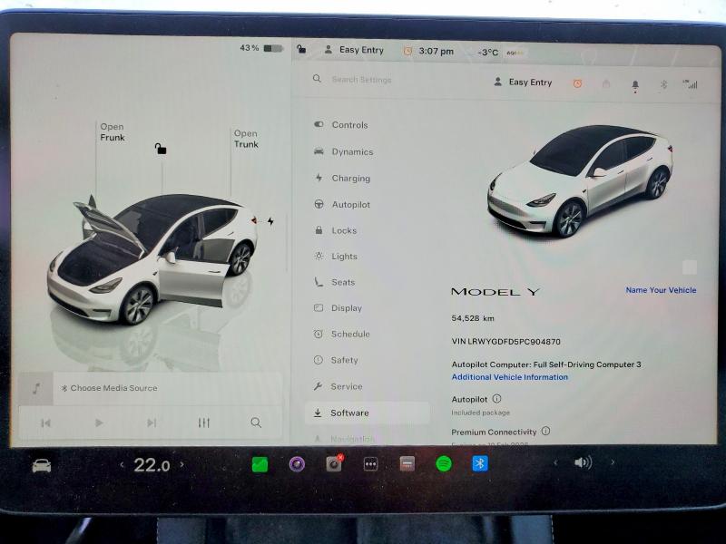 2023 Tesla Model Y მანქანა იყიდება აუქციონზე, vin: LRWYGDFD5PC904870, აუქციონის ნომერი: 76262535