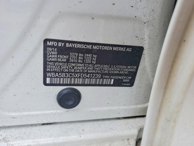 Продаж на аукціоні авто 2015 Bmw 535, vin: WBA5B3C5XFD541239, номер лоту: 75853975