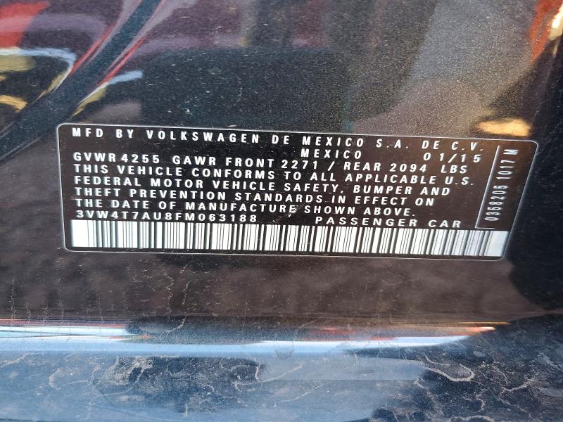 Aukcja sprzedaży 2015 Volkswagen Gti, vin: 3VW4T7AU8FM063188, numer aukcji: 78416935