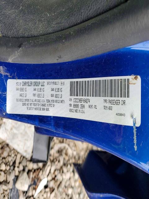 77485665 :رقم المزاد ، 1C3CCCAB5FN548274 vin ، 2015 Chrysler 200 مزاد بيع