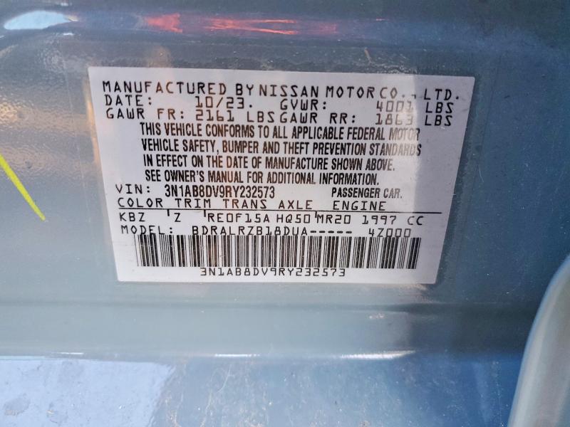 Продажа на аукционе авто 2024 Nissan Sentra, vin: 3N1AB8DV9RY232573, номер лота: 74748945