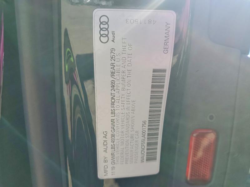Продаж на аукціоні авто 2020 Audi A5, vin: WAUCNCF55LA001756, номер лоту: 76572605
