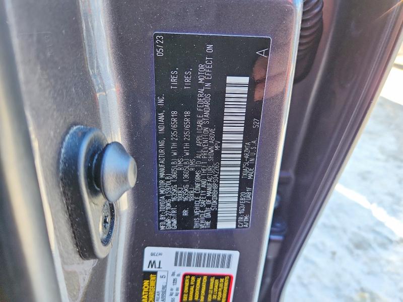 Aukcja sprzedaży 2023 Toyota Highlander, vin: 5TDKDRBH8PS042265, numer aukcji: 76044895