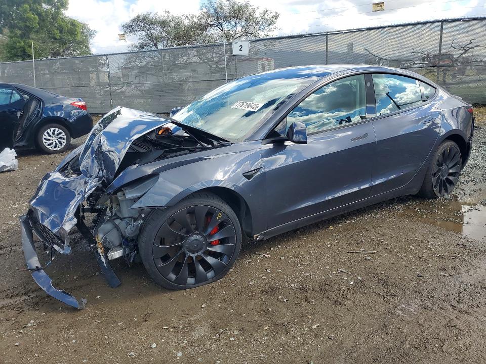 77619645 :رقم المزاد ، 5YJ3E1EC7PF596307 vin ، 2023 Tesla Model 3 مزاد بيع