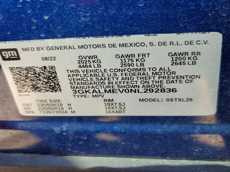 Продажа на аукционе авто 2022 Gmc Terrain, vin: 3GKALMEV0NL292836, номер лота: 79303005