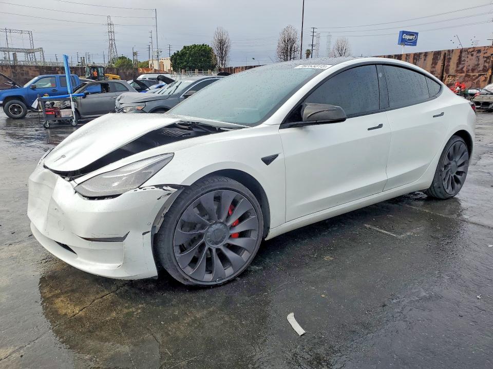 2022 Tesla Model 3 მანქანა იყიდება აუქციონზე, vin: 5YJ3E1EC6NF182514, აუქციონის ნომერი: 78253315