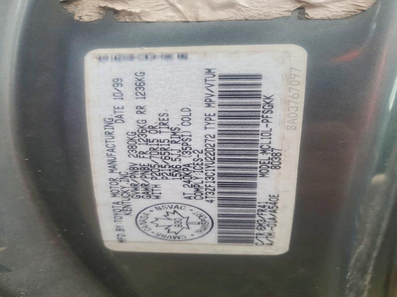 Auction sale of the 2000 Toyota Sienna, vin: 4T3ZF13C1YU220272, lot number: 73085505