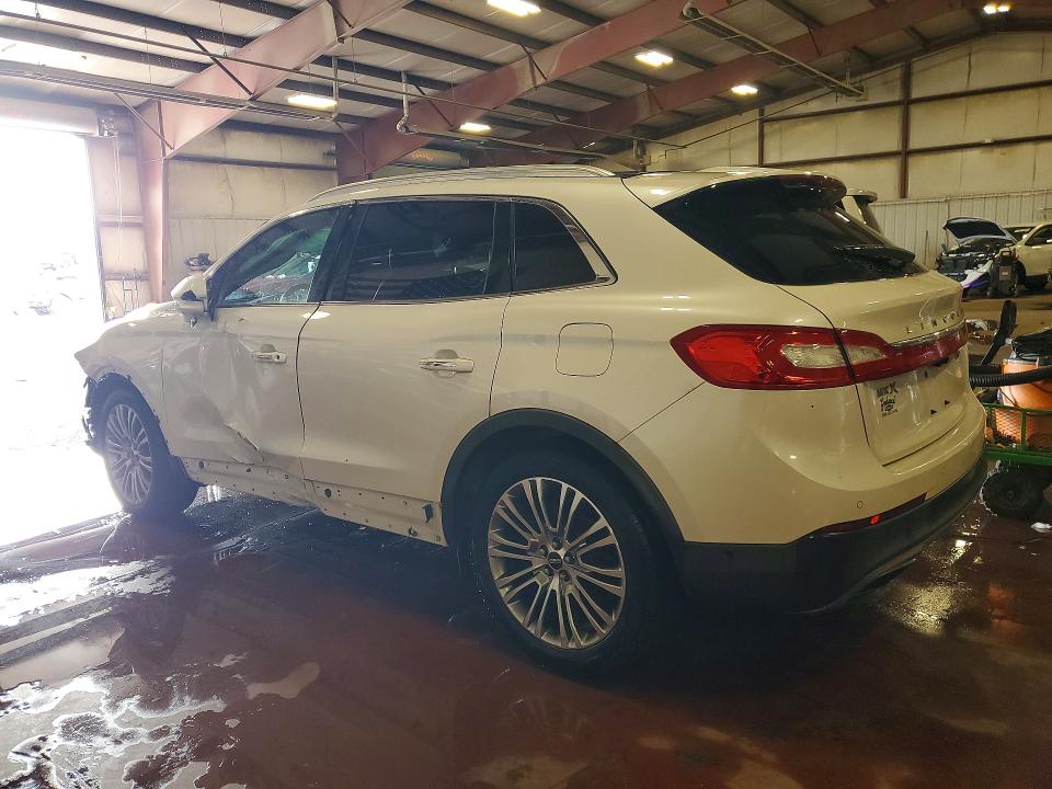75109235 :رقم المزاد ، 2LMTJ8LR2GBL39032 vin ، 2016 Lincoln Mkx مزاد بيع