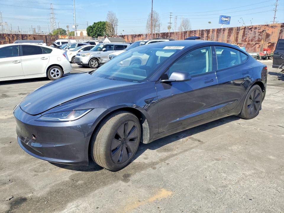 2024 Tesla Model 3 მანქანა იყიდება აუქციონზე, vin: 5YJ3E1EA6RF744206, აუქციონის ნომერი: 78614665