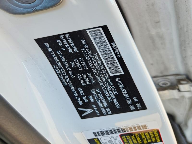 Продажа на аукционе авто 2023 Vinfast Trading And Production Vf 8, vin: RLLV1AFA3PH003419, номер лота: 78866875
