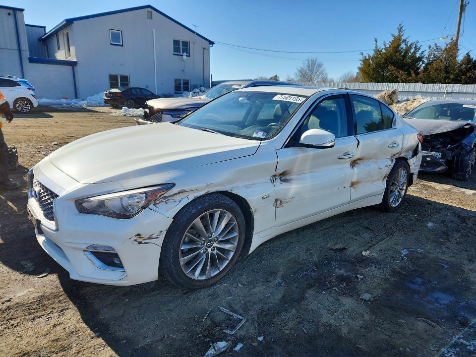 77501195 :رقم المزاد ، JN1EV7AR3KM557626 vin ، 2019 Infiniti Q50 مزاد بيع