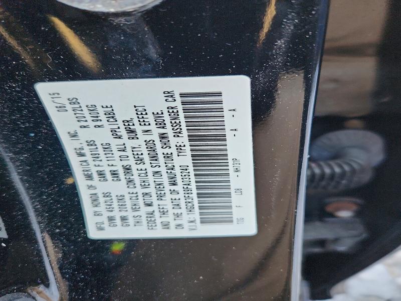 Aukcja sprzedaży 2015 Honda Accord, vin: 1HGCR3F89FA035240, numer aukcji: 75921465