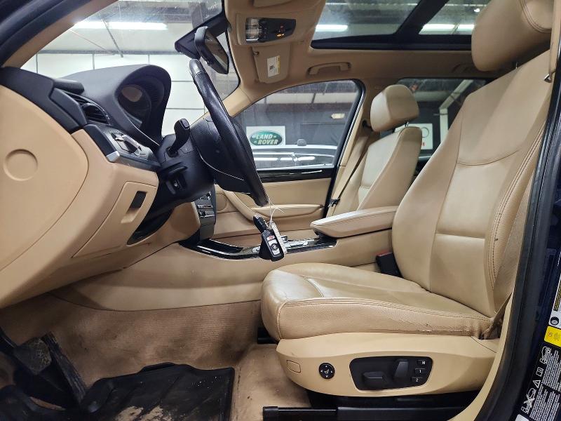 2013 Bmw X3 Xdrive2 მანქანა იყიდება აუქციონზე, vin: 5UXWX9C59D0A23186, აუქციონის ნომერი: 77544805