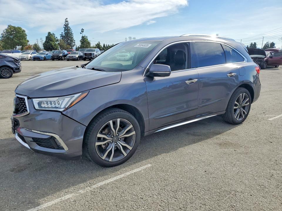 2019 Acura Mdx მანქანა იყიდება აუქციონზე, vin: 5J8YD3H88KL001418, აუქციონის ნომერი: 78364835