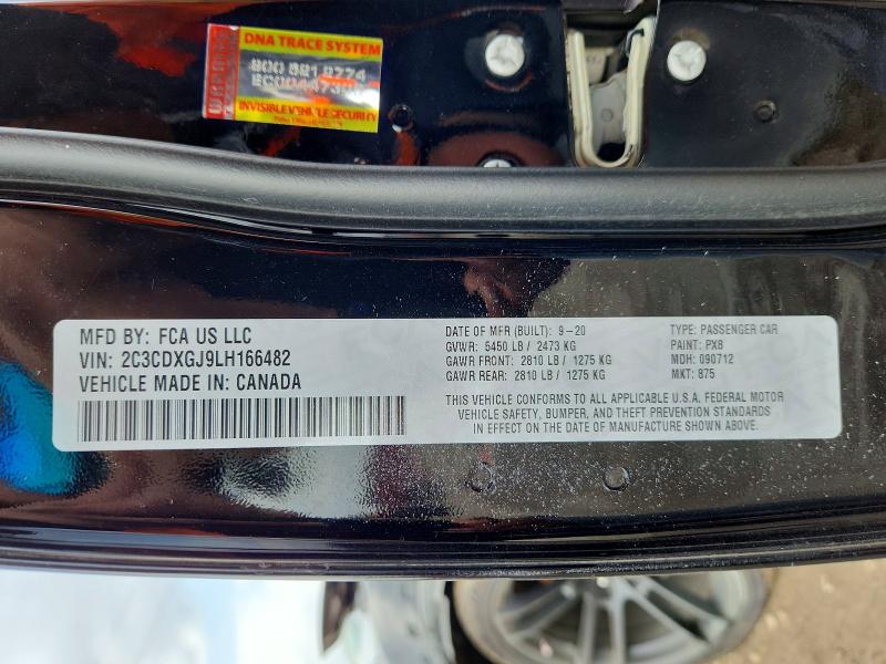 Aukcja sprzedaży 2020 Dodge Charger, vin: 2C3CDXGJ9LH166482, numer aukcji: 77018425