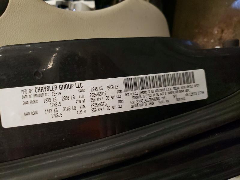 77899985 :رقم المزاد ، 2C4RC1BG1FR636746 vin ، 2015 Chrysler Town & Country مزاد بيع