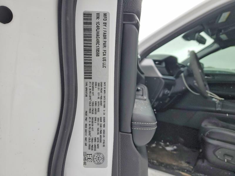 Продажа на аукционе авто 2024 Jeep Grand Cherokee, vin: 1C4RJHAG4RC178598, номер лота: 76156865