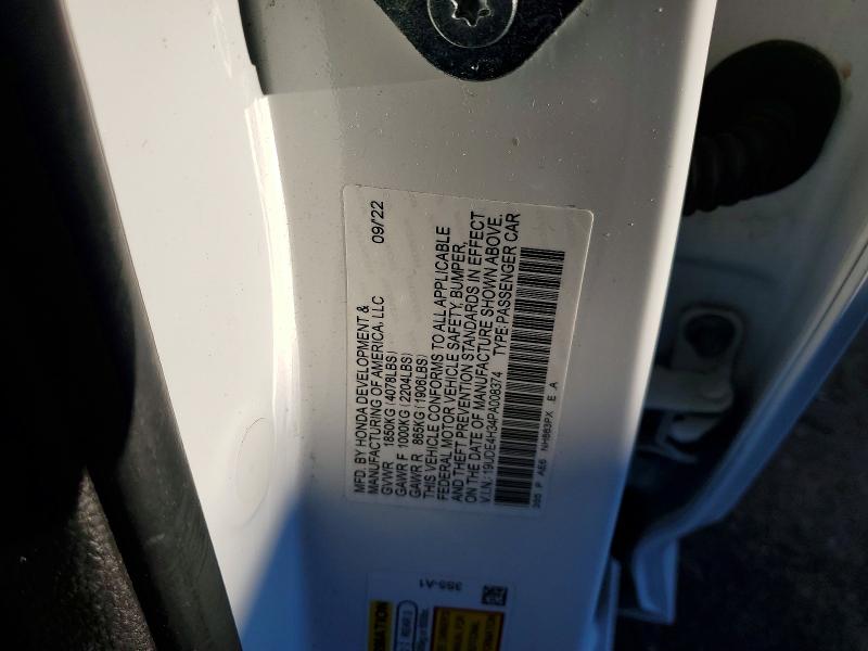Aukcja sprzedaży 2023 Acura Integra, vin: 19UDE4H34PA008374, numer aukcji: 74564545