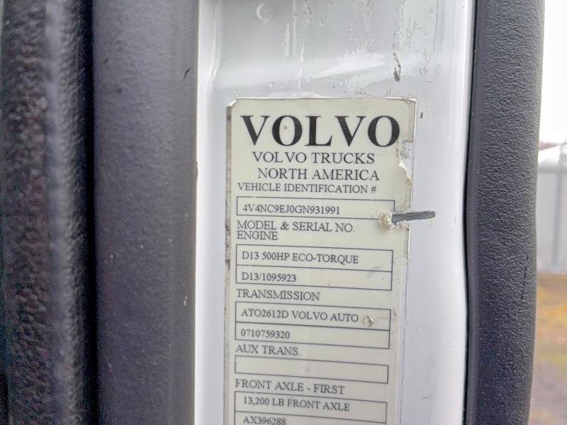2016 Volvo Vn Vnl მანქანა იყიდება აუქციონზე, vin: 4V4NC9EJ0GN931991, აუქციონის ნომერი: 77786205