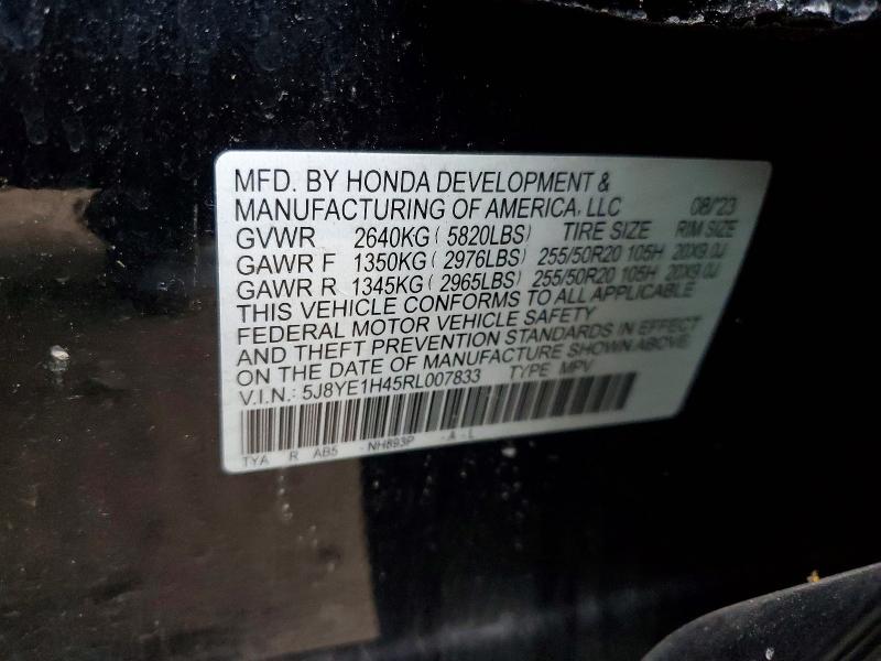 Aukcja sprzedaży 2024 Acura Mdx, vin: 5J8YE1H45RL007833, numer aukcji: 78577285
