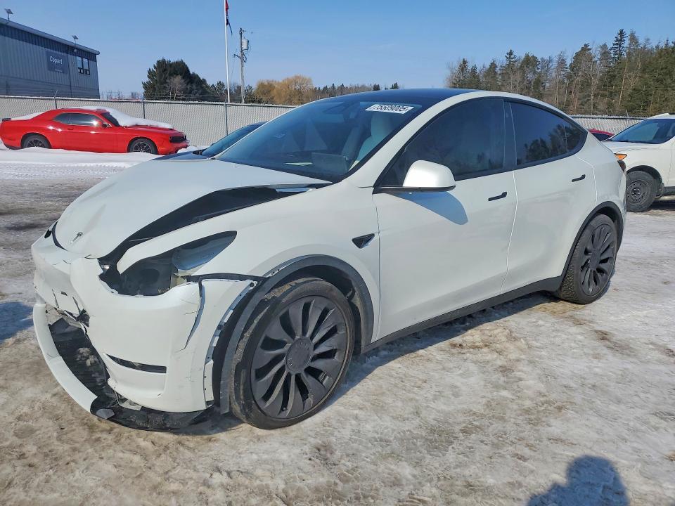 Продажа на аукционе авто 2023 Tesla Model Y, vin: 7SAYGAEE5PF762666, номер лота: 75509005