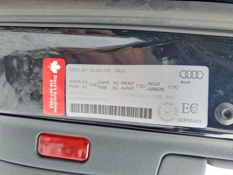 Продажа на аукционе авто 2020 Audi A5, vin: WAUFNCF54LA016570, номер лота: 78025425