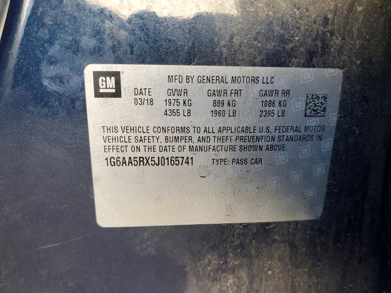 Aukcja sprzedaży 2018 Cadillac Ats, vin: 1G6AA5RX5J0165741, numer aukcji: 77033745