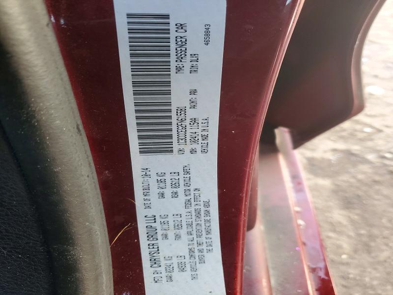 76930185 :رقم المزاد ، 1C3CCCEG2FN615581 vin ، 2015 Chrysler 200 مزاد بيع