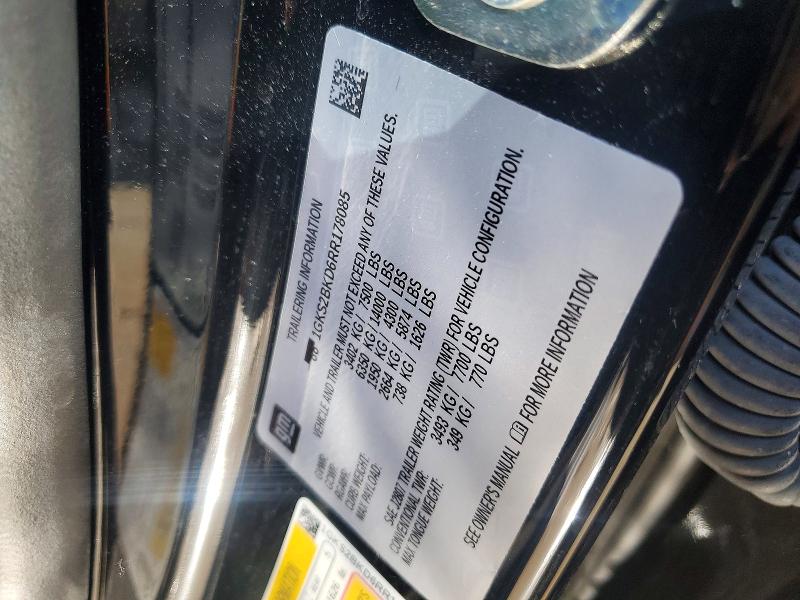 79079755 :رقم المزاد ، 1GKS2BKD6RR178085 vin ، 2024 Gmc Yukon مزاد بيع