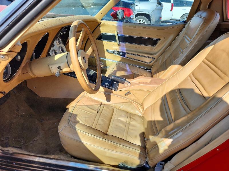 78052325 :رقم المزاد ، 1Z37L7S438200 vin ، 1977 Chevrolet Corvette مزاد بيع