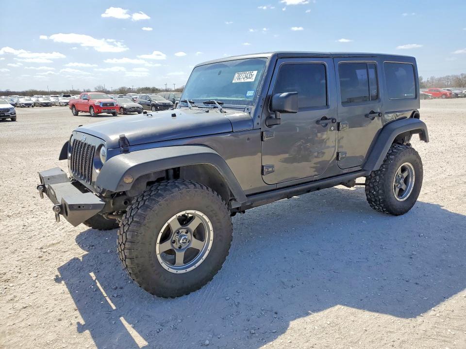2014 Jeep Wrangler Unlimited მანქანა იყიდება აუქციონზე, vin: 1C4BJWDG5EL299734, აუქციონის ნომერი: 78273435
