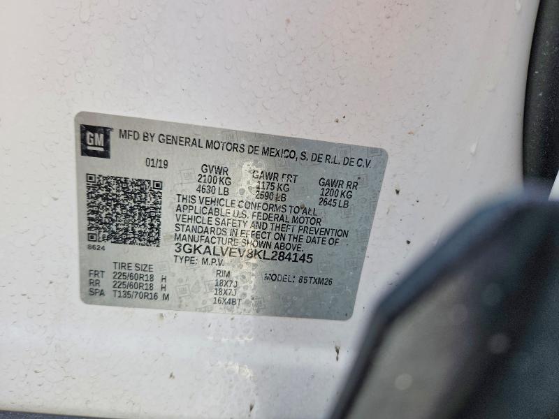 Aukcja sprzedaży 2019 Gmc Terrain, vin: 3GKALVEV8KL284145, numer aukcji: 75836325