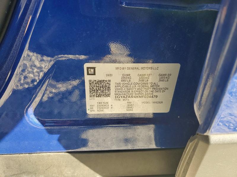 Продаж на аукціоні авто 2021 Cadillac Xt4, vin: 1GYAZAR4XMF034479, номер лоту: 75850105