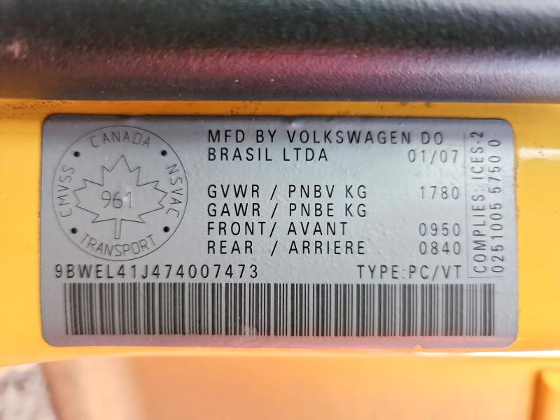 Aukcja sprzedaży 2007 Volkswagen City Golf, vin: 9BWEL41J474007473, numer aukcji: 75725675