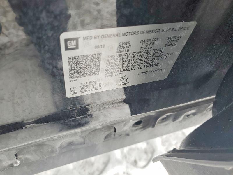 74592515 :رقم المزاد ، 3GKALMEV7KL166498 vin ، 2019 Gmc Terrain مزاد بيع