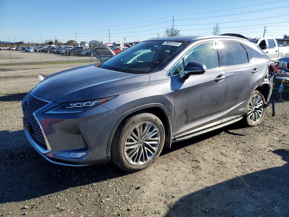 Продажа на аукционе авто 2020 Lexus Rx 450h, vin: 2T2JGMDA4LC048486, номер лота: 76851515