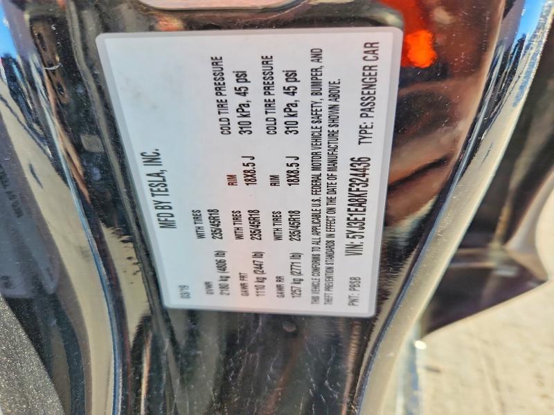 Aukcja sprzedaży 2019 Tesla Model 3, vin: 5YJ3E1EA8KF324436, numer aukcji: 77823925