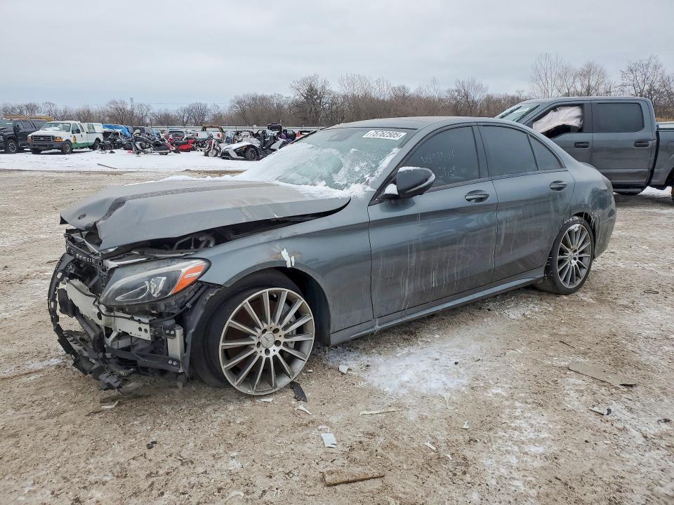 2017 Mercedes-benz C მანქანა იყიდება აუქციონზე, vin: 55SWF6EB5HU209557, აუქციონის ნომერი: 75762505