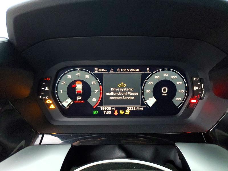 2023 Audi S3 მანქანა იყიდება აუქციონზე, vin: WAUH3DGY1PA050727, აუქციონის ნომერი: 79209955