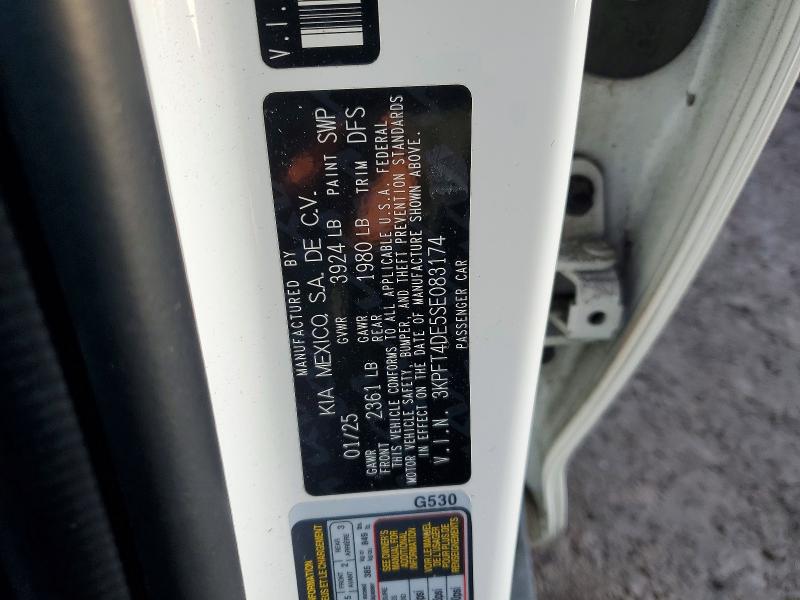 Продаж на аукціоні авто 2025 Kia K4, vin: 3KPFT4DE5SE083174, номер лоту: 76905815