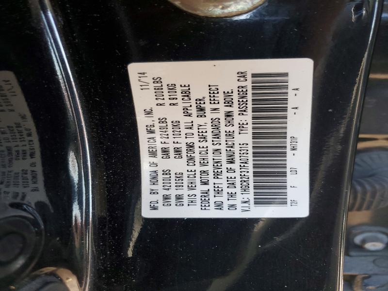 Продаж на аукціоні авто 2015 Honda Accord, vin: 1HGCR2F37FA075315, номер лоту: 79289815
