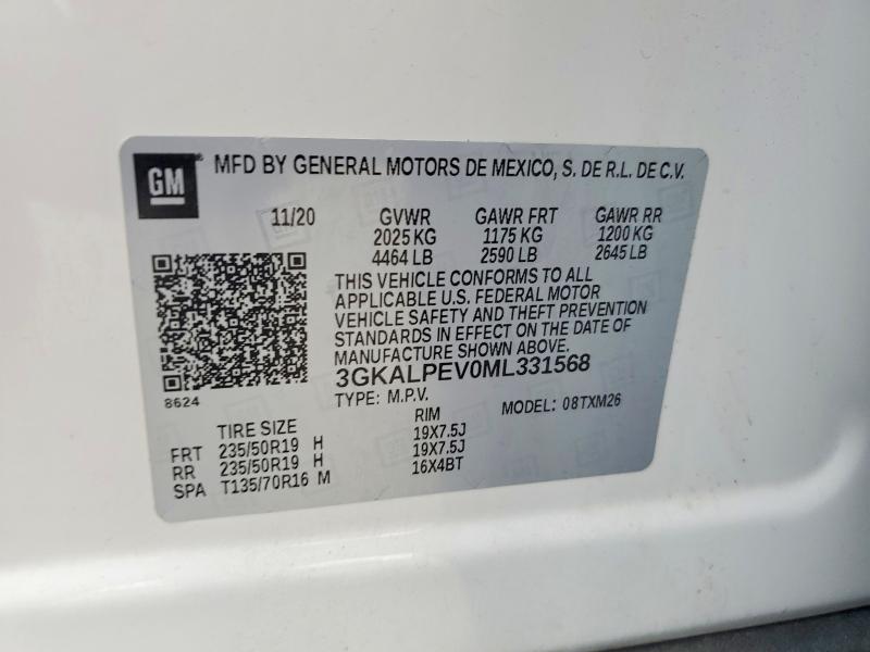 Продажа на аукционе авто 2021 Gmc Terrain, vin: 3GKALPEV0ML331568, номер лота: 78813605